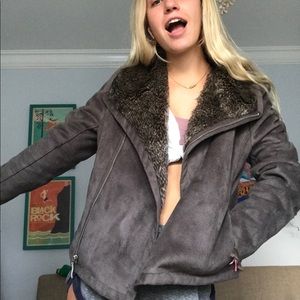 velvet suede jacket